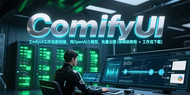 （15191期）ComfyUI工作流新突破，用OpenAI三模型，批量出图(保姆级教程+工作流下载)