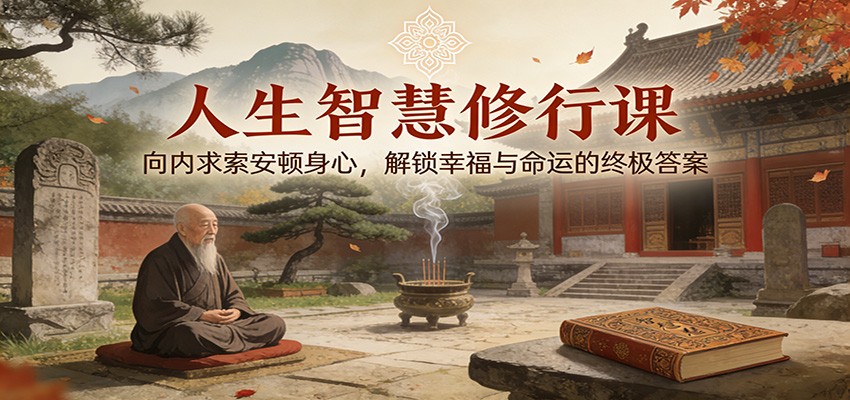 人生智慧修行课：向内求索安顿身心，解锁幸福与命运的终极答案