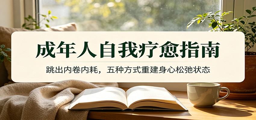 成年人自我疗愈指南:跳出内卷内耗,五种方式重建身心松弛状态